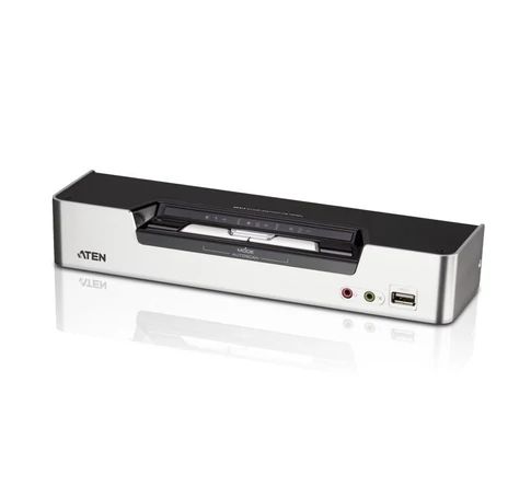 ATEN CS1642A KVM kapcsoló Keretállvány Fekete, Ezüst