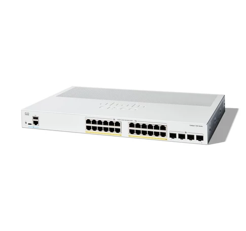 Cisco C1300-24P-4X 24 portos menedzselt PoE switch 4x10GE SFP+ porttal