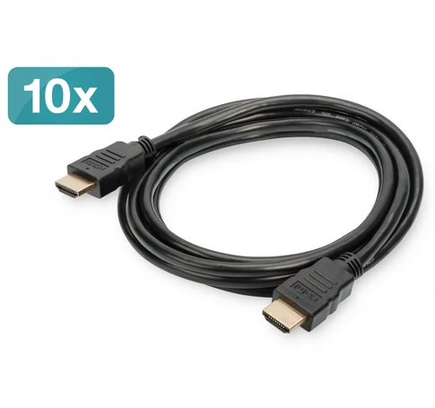 Digitus AK-990920-020-S HDMI kábel 2 M HDMI A-típus (Standard) Fekete