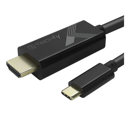 Techly IADAP USBC-HDMI2TY USB 3.0 USB-C 3.1 HDMI 4K*60Hz M/M Kábel 2m
