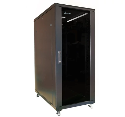 Extralink 37U 600X1000 STANDING RACKMOUNT CABINET BLACK Falra szerelhető állvány Fekete