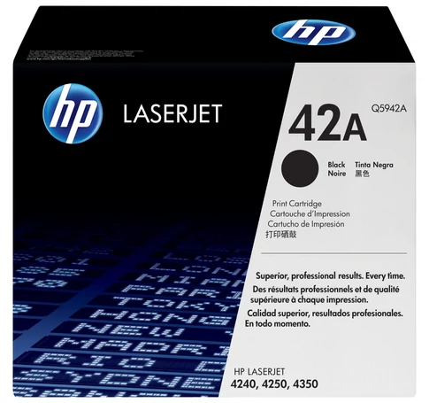 HP 42A Black Original LaserJet Toner Cartridge