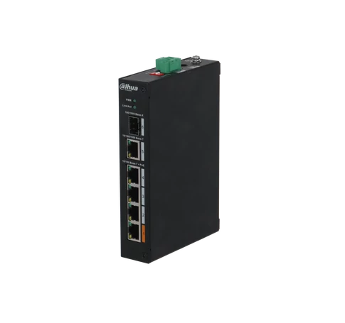 Dahua PFS3106-4ET-60-V2 4-portos PoE switch (kezelés nélküli)