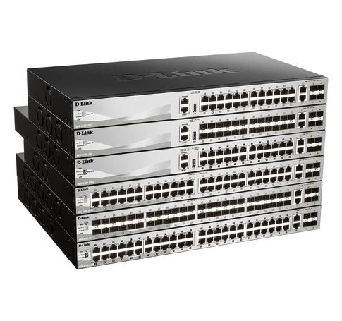 D-Link DGS-3130-30PS/E hálózati kapcsoló Vezérelt L3 Gigabit Ethernet (10/100/1000) Ethernet-áramellátás (PoE) támogatása Szürke