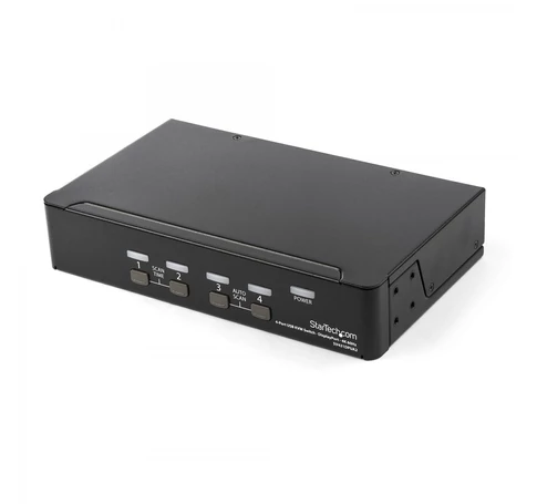 StarTech.com SV431DPUA2 KVM kapcsoló Keretállvány Fekete