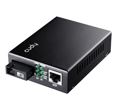 Cudy MC100GSB-40A hálózati média konverter 1000 Mbit/s Multi-mode, Single-mode Fekete