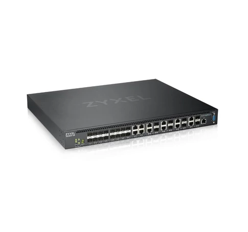 Zyxel XS3800-28 Vezérelt L2+ 10G Ethernet (100/1000/10000) Fekete