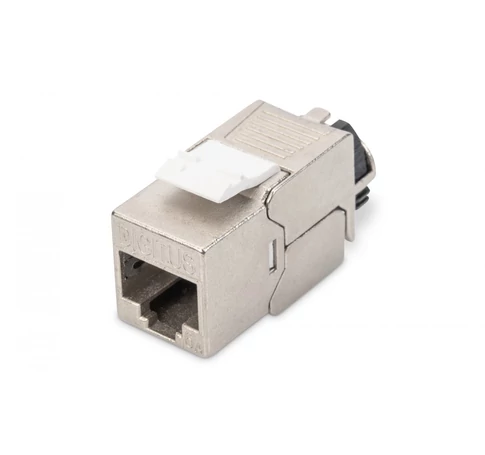 Cat. 6A keystone module, shielded with intelligent cable manager