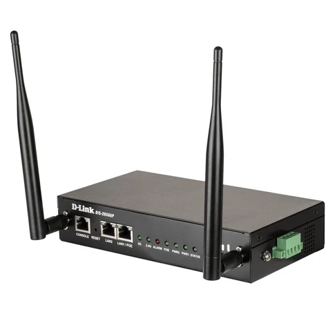 D-Link DIS-2650AP WLAN csatlakozási pont 1200 Mbit/s Fekete Ethernet-áramellátás (PoE) támogatása
