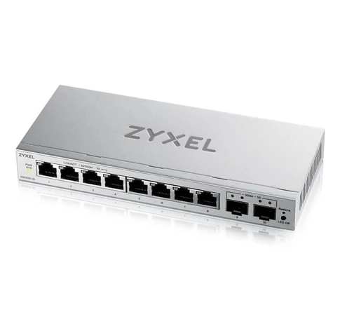 Zyxel GS1200-10v3 Vezérelt L2 Gigabit Ethernet (10/100/1000) Asztali Szürke