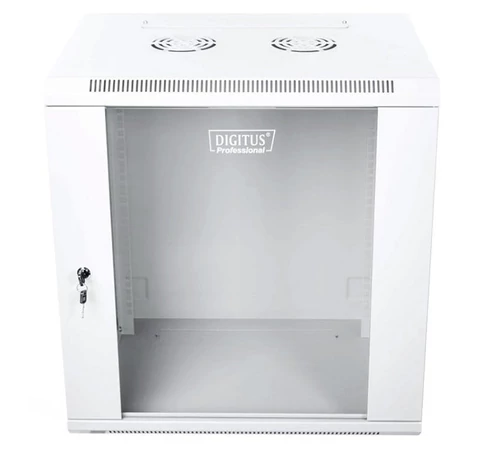 Digitus DN-W19 12U/450 állvány Falra szerelhető állvány Szürke
