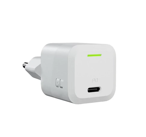 Green Cell CHARGC06W mobiltelefon töltő Univerzális Fehér Váltakozó áram Gyorstöltés Beltéri