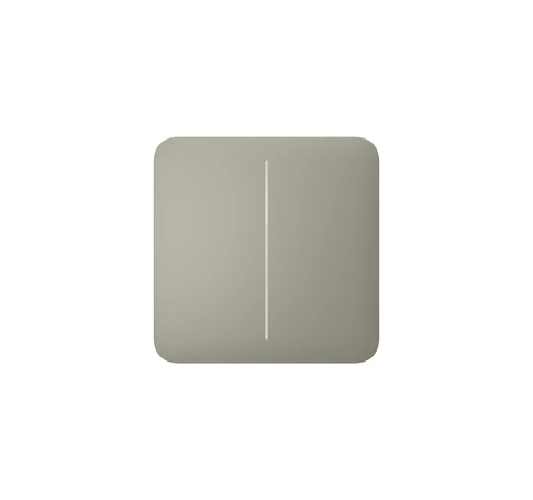 Ajax Systems 52152.144.OL SoloButton (2-gang) [55] - olíva