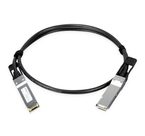 PLANET 100G QSFP28 Direct Attached hálózati kábel Fekete, Fémes 1 M