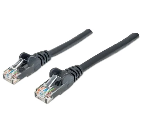 Intellinet 1m Cat6 hálózati kábel Fekete U/UTP (UTP)
