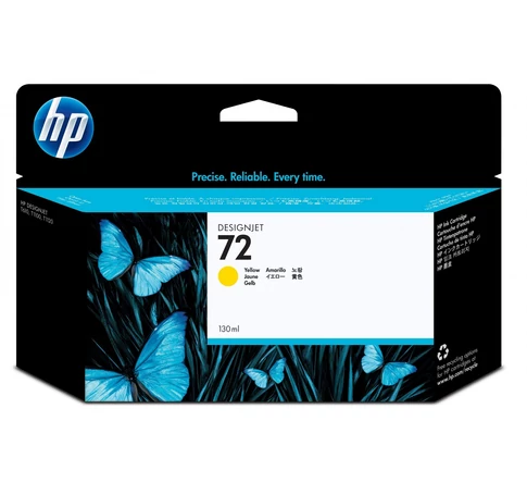HP 72 130-ml Yellow DesignJet Ink Cartridge