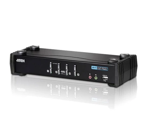 ATEN CS1764A-AT-G KVM kapcsoló Fekete