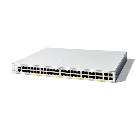 Cisco C1300-48P-4X hálózati kapcsoló Vezérelt L2/L3 Gigabit Ethernet (10/100/1000) Fehér