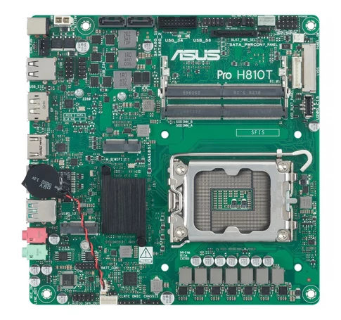 ASUS Pro H810T-CSM Intel H810 LGA 1851 (Socket V1) Thin Mini ITX