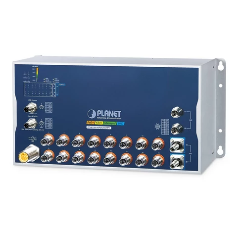 PLANET ITS-6326-16P2T2XS-WV hálózati kapcsoló Vezérelt L3 Alumínium, Kék