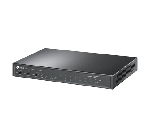 TP-Link TL-SL1311P hálózati kapcsoló Fast Ethernet (10/100) Ethernet-áramellátás (PoE) támogatása Fekete