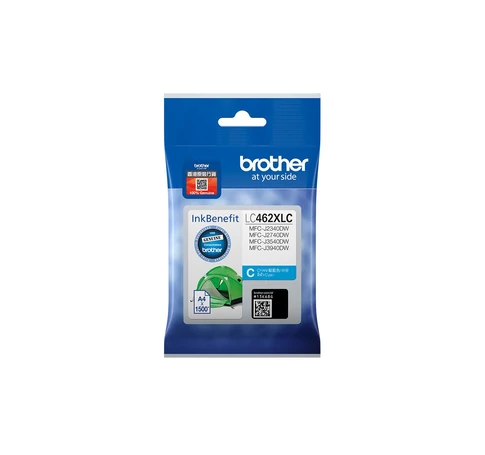 Brother LC462XLC tintapatron 1 db Eredeti Nagy (XL) kapacitású Cián