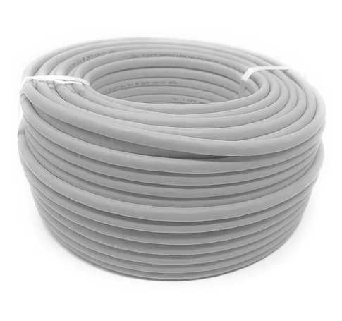 Techly ITP9-FLU-0100 Cat6 UTP Kábel csavart érpár 100m CCA szürke