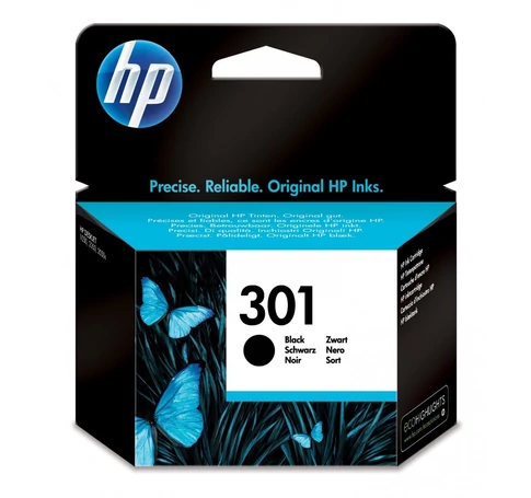 HP 301 Black Original Ink Cartridge tintapatron 1 db Standard teljesítmény