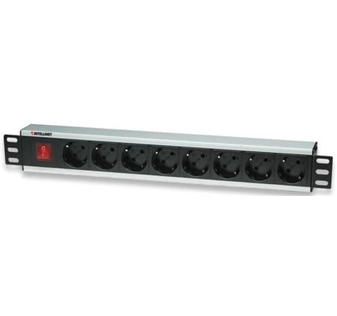 Intellinet 19" Rackmount Fehér 8 AC kimenet(ek) 250 V 3 M