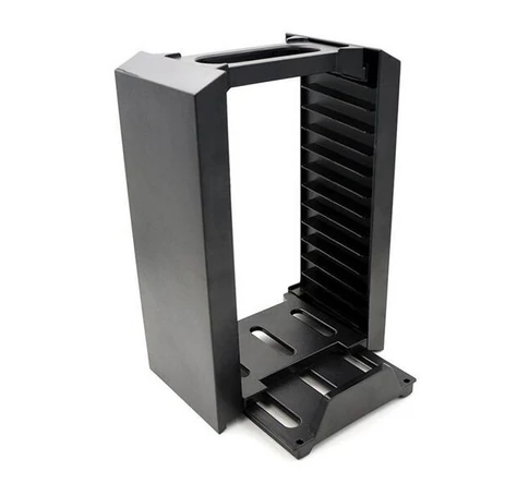 FROGGIEX PS4 Kiegészítő Töltő állomás + Játék tartó Fekete, FX-P4-C1-B
