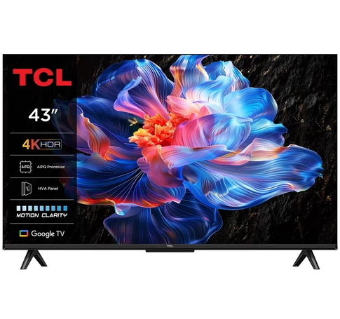 TCL 43P69K TV 109.2 cm (43") 4K Ultra HD Smart TV Wi-Fi Black