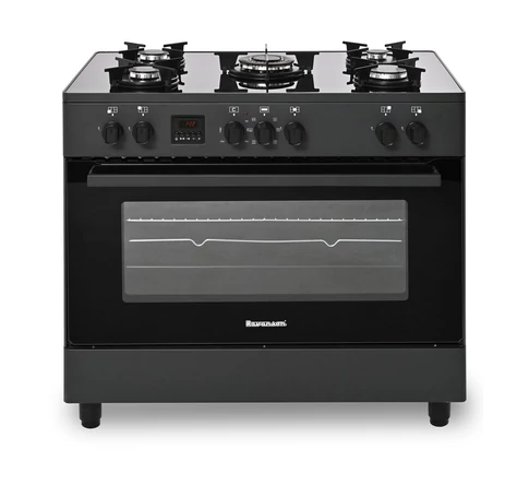 Ravanson KWGE-K90 black gas/electric cooker