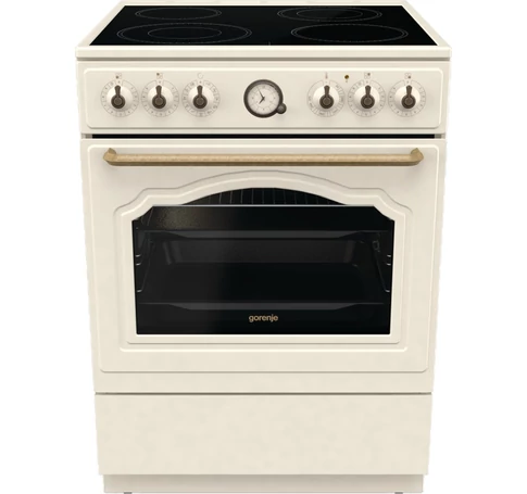 Gorenje GECS6B70CLI Freestanding cooker Ceramic hob Beige