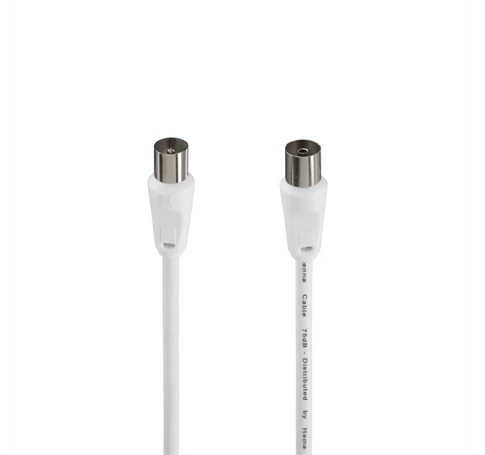 HAMA 205030, FIC ECO ANTENNAKÁBEL 75DB, FEHÉR 25DB/CSG 5,0M, FEHÉR