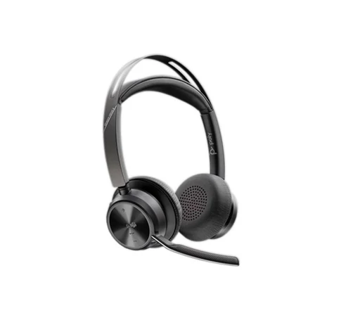 HP POLY fejhallgató Voyager Focus 2 USB-C-C+USB-C/A Adapter Microsoft Teams-tanúsítvánnyal