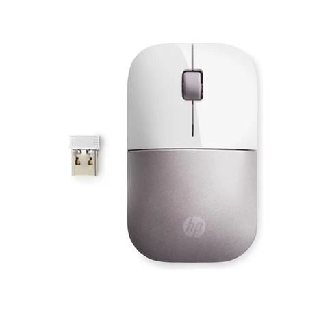 HP vezeték nélküli egér Z3700 - fehér/rózsaszín