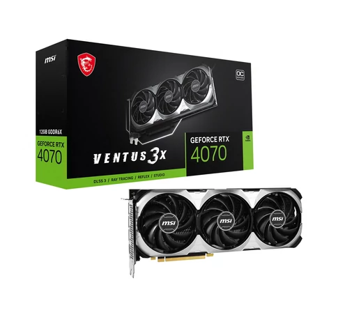 MSI GeForce RTX 4070 VENTUS 3X 12G OC GDDR6X DLSS 3