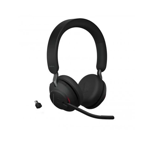 JABRA Fejhallgató - Evolve2 65 MS Stereo Bluetooth, USB-C Vezeték Nélküli, Mikrofon