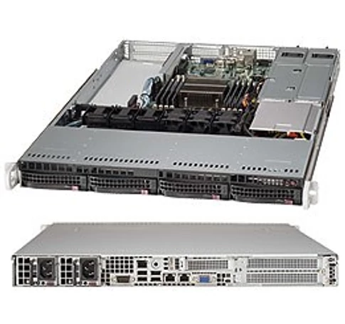 Supermicro SC815TQ-R700WB Rack Black 700 W