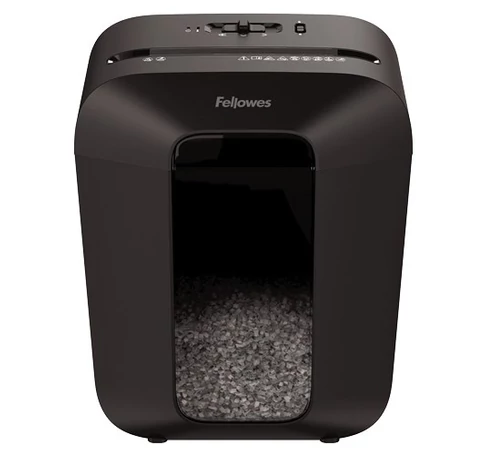 Fellowes Powershred LX41 paper shredder Particle-cut shredding Black