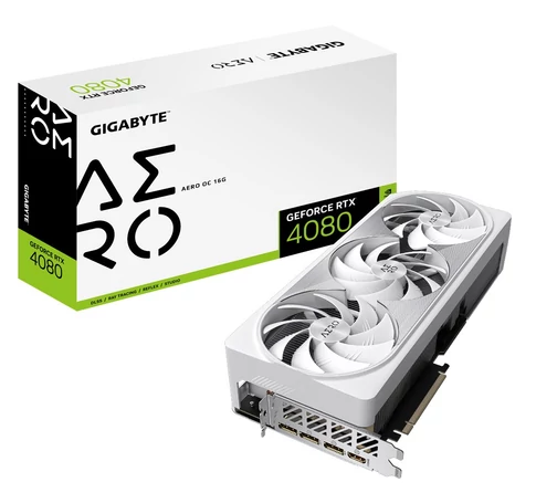 Gigabyte GeForce RTX 4080 16 GB AERO OC NVIDIA GDDR6X DLSS 3