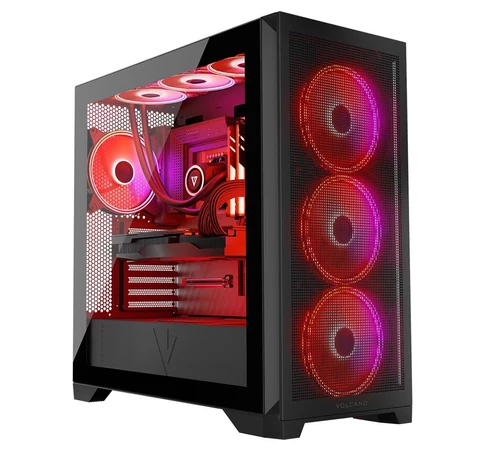 MODECOM Case VOLCANO EXPANSE S APEX ARGB MIDI Black