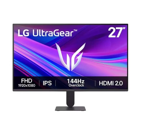 LG gaming monitor 27" 27G411A-B, 1920x1080, 16:9, 250cd/m2, 5ms, HDMI/DisplayPort, 144Hz