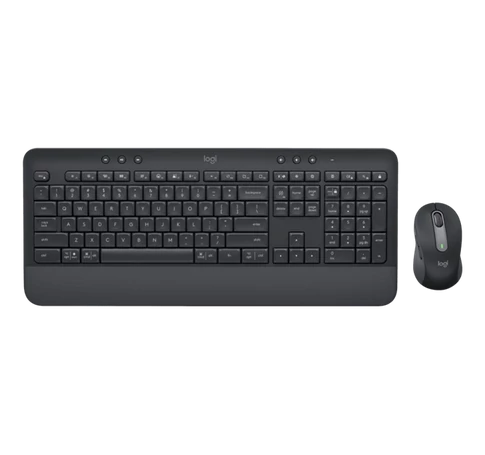 LOGITECH Billentyűzet + egér - MK650 Vezeték Nélküli Combo Grafitszürke, HUN