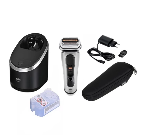 Braun Series 9 Pro+ 9565cc Electric shaver Silver, Black