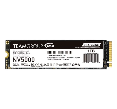Team Group NV5000 1 TB M.2 PCI Express 4.0 NVMe 3D NAND
