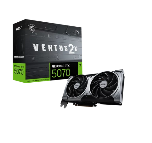 MSI Videokártya PCI-Ex16x nVIDIA RTX 5070 VENTUS 2X 12GB DDR7 OC