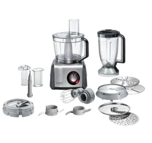 Bosch MC812M865 food processor 1250 W 3.9 L Black, Stainless steel