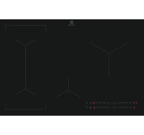 Electrolux EIV83443CT Black Built-in 78 cm Zone induction hob 4 zone(s)