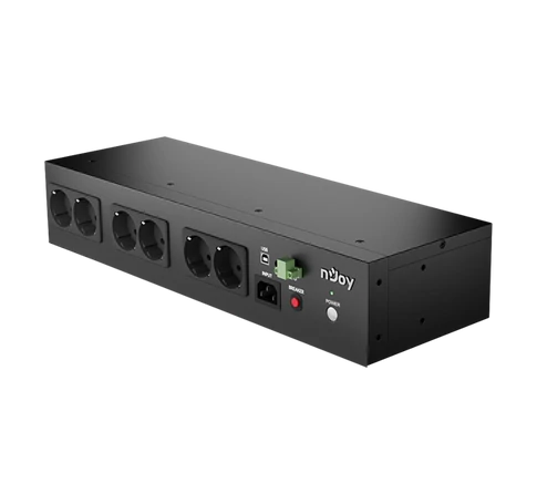 NJOY Szünetmentes Theron 800, 800VA, 480W, Line-Interactive, rack (2U) 8xSchuko